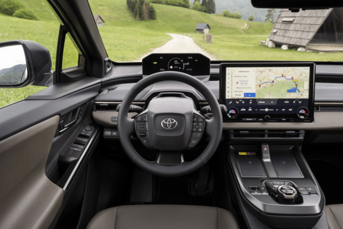 Toyota bZ4X Touring vue du volant