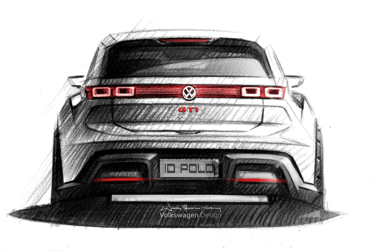 Volkswagen ID. Polo GTI vue de derrière