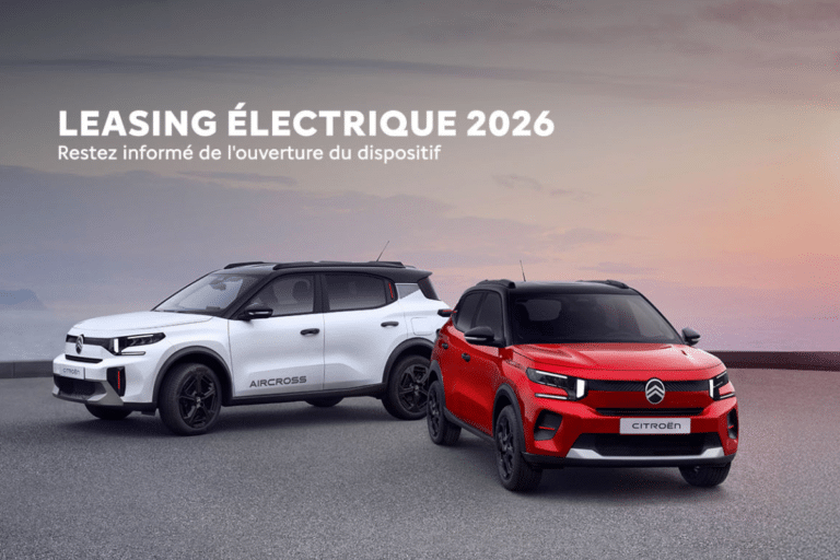 Leasing social 2026 Citroën : la ë-C3 à 94€/mois