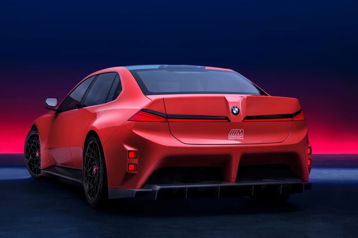 BMW M Concept Neue Klasse vue de derrière