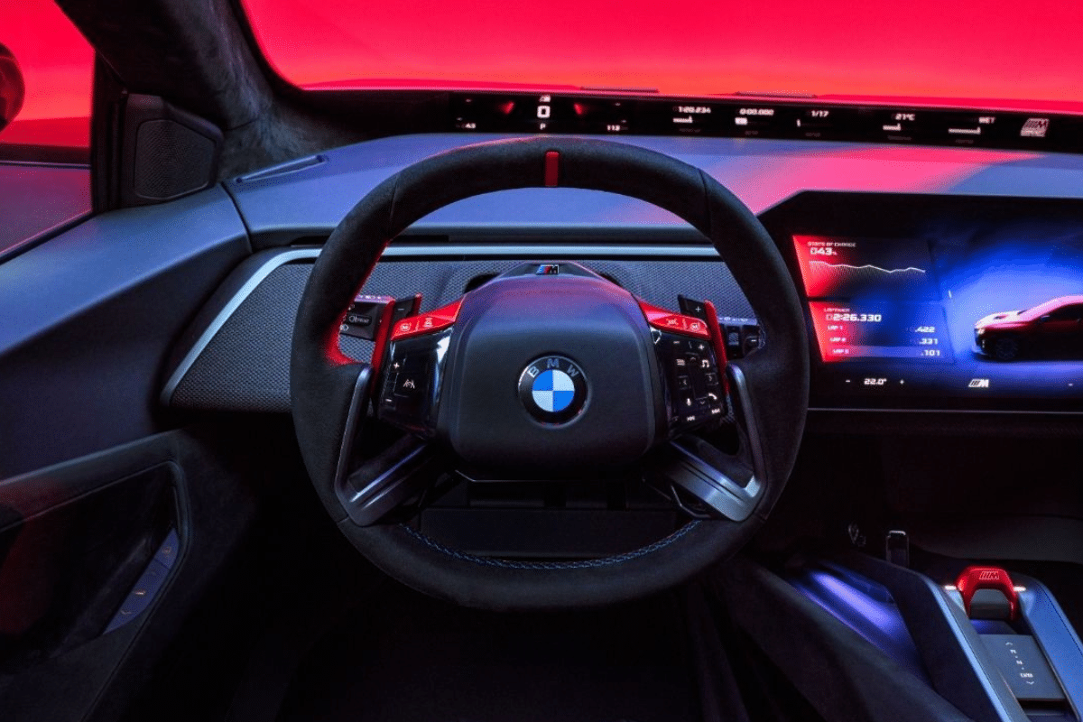 BMW M Concept Neue Klasse vue du volant