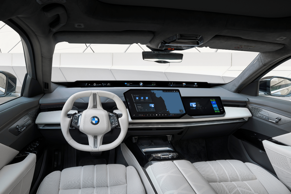 BMW Série 7 restylée design intérieur