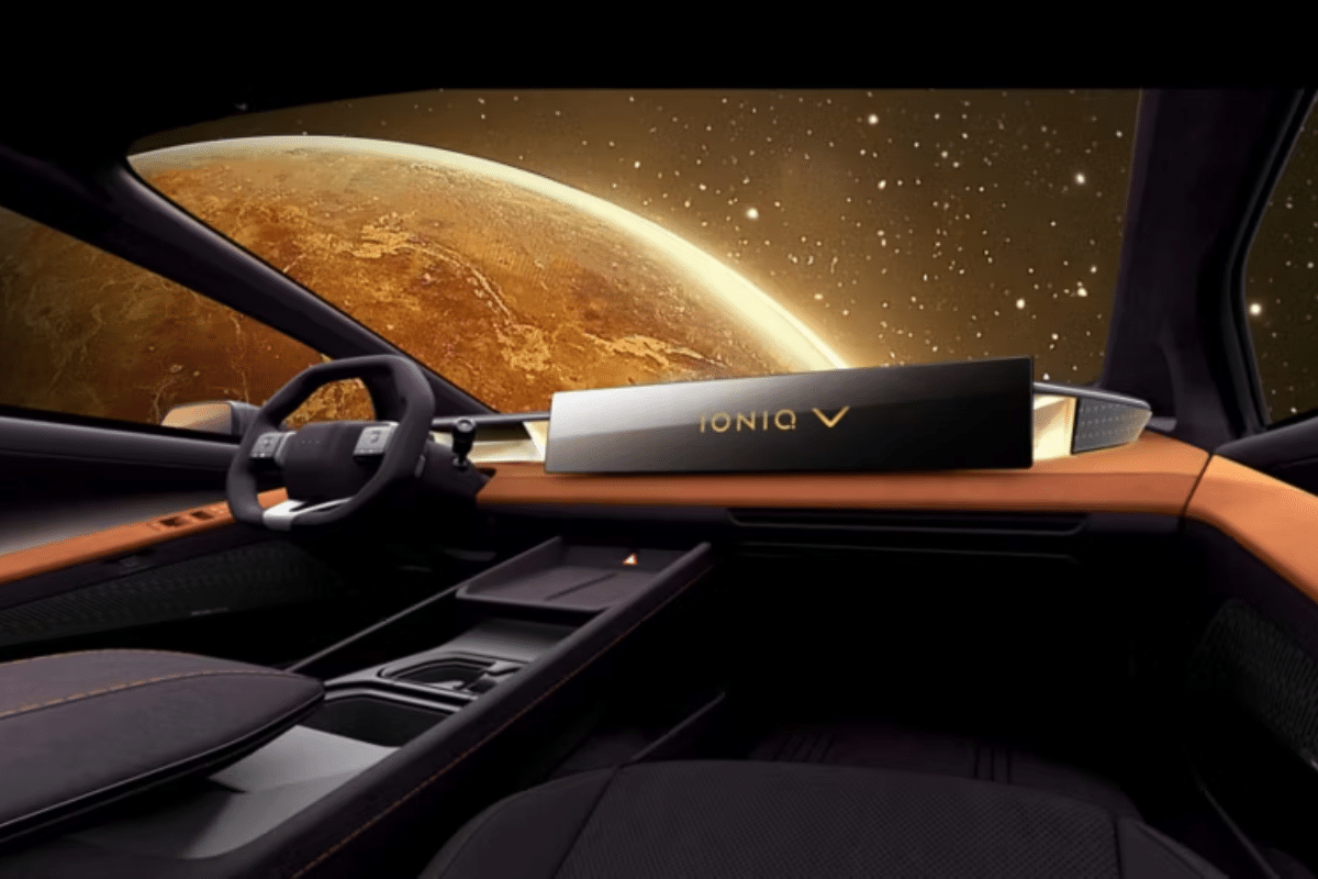 Ioniq V vue intérieure