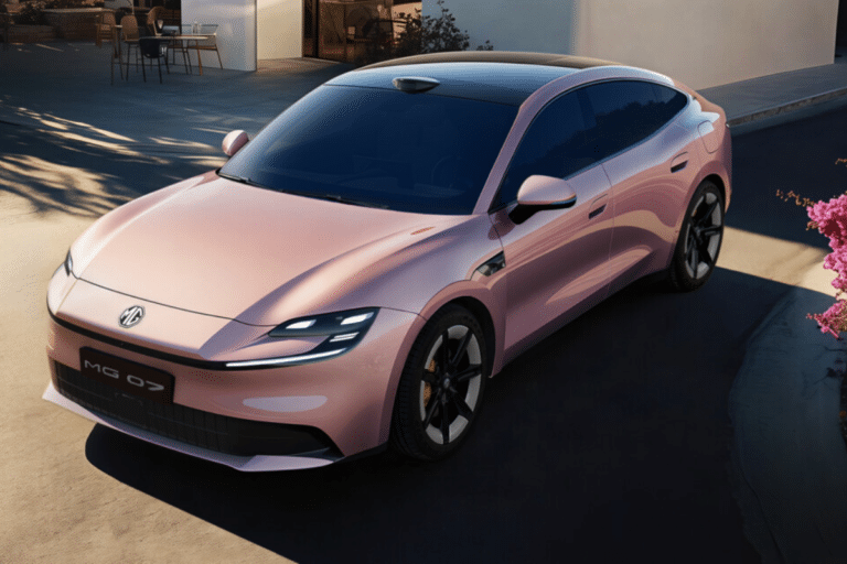 Cette nouvelle MG 07 pourrait bien compliquer la tâche des constructeurs européens sur les berlines électriques