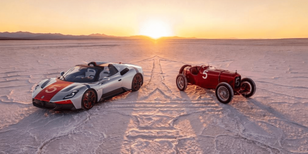 PHOTOS - Maserati célèbre 100 ans de compétition avec la MCPURA Cielo Tributo 1926