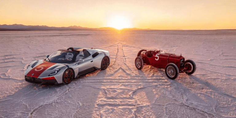 PHOTOS – Maserati célèbre 100 ans de compétition avec la MCPURA Cielo Tributo 1926