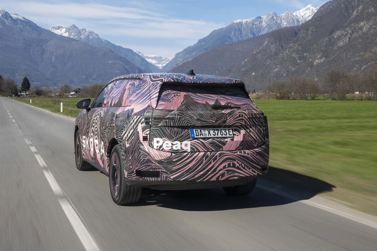 Skoda Peaq vue arrière
