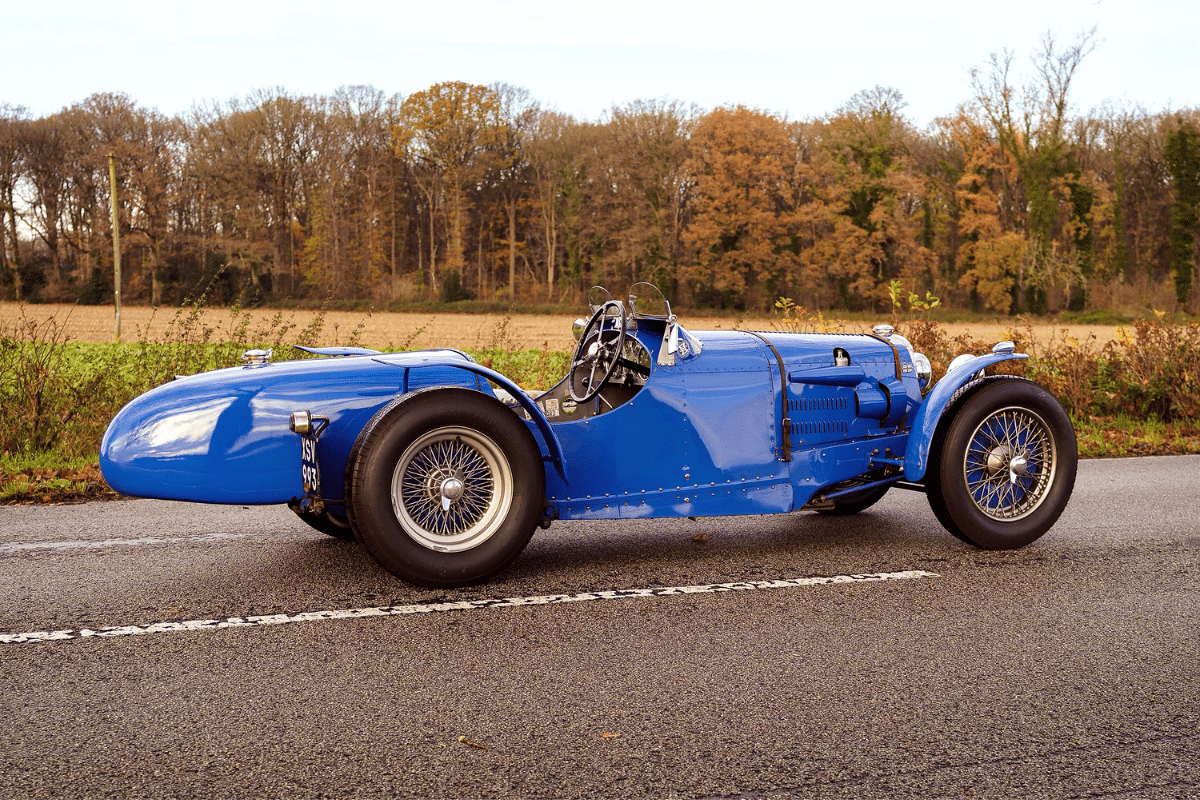 1937 Riley TT-Sprite Special vue de profil
