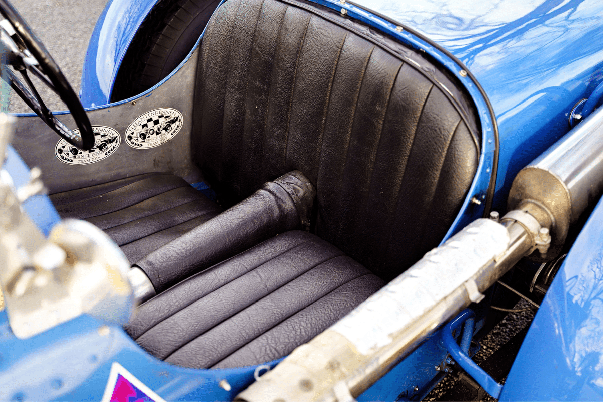 1937 Riley TT-Sprite Special vue intérieure