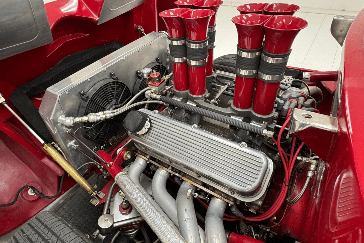 1950 Chevrolet Fleetline vue du moteur