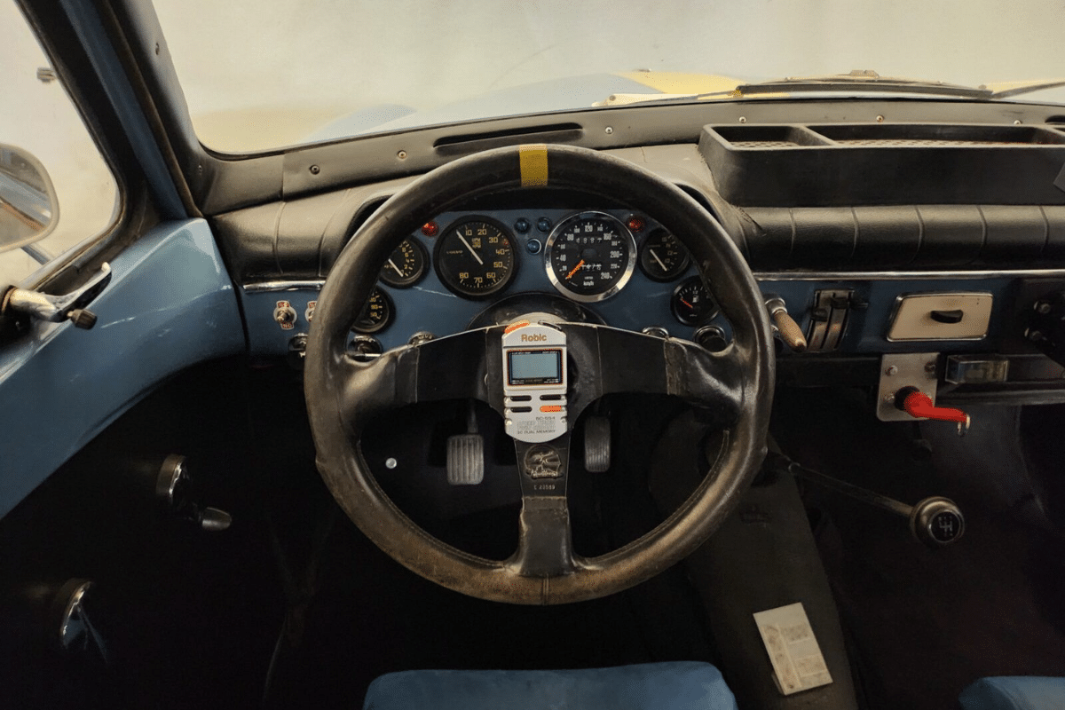 1968 Volvo Amazon 133 GT vue du volant