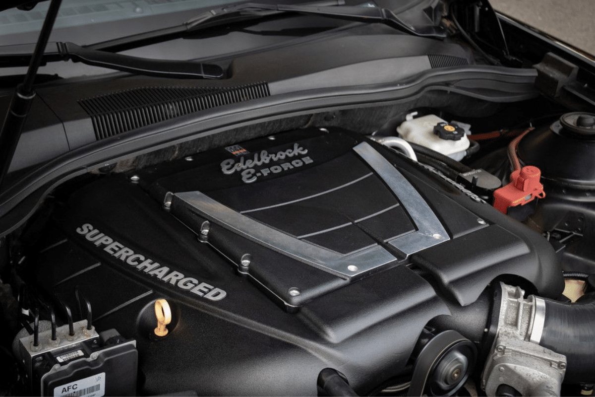 2011 Chevrolet Camaro 6.2 V8 SS Manual vue du moteur