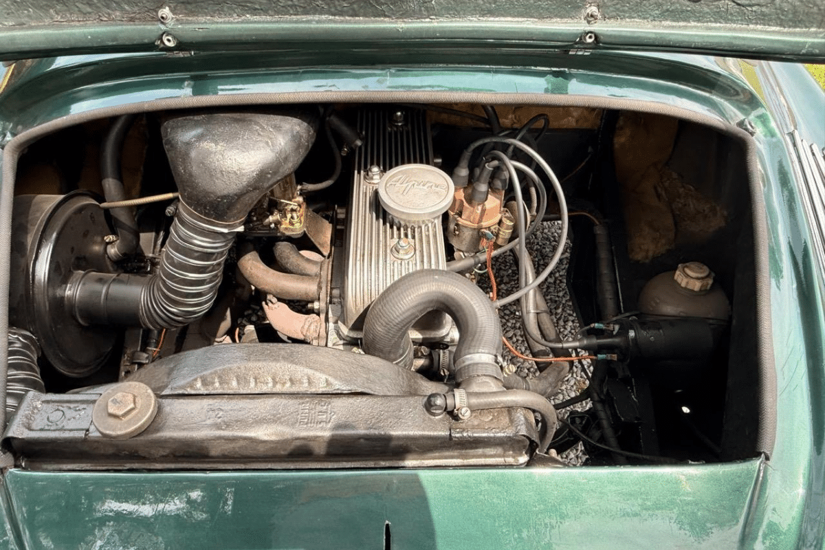 ALPINE RENAULT A110 - 1969 vue du moteur