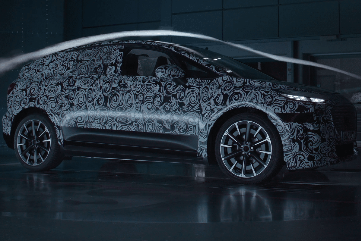 Audi A2 e-tron vu de profil