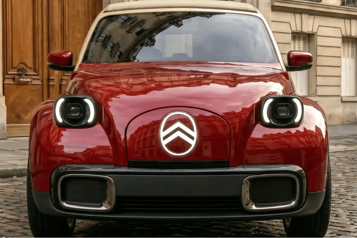 Citroën 2CV électrique vue de face