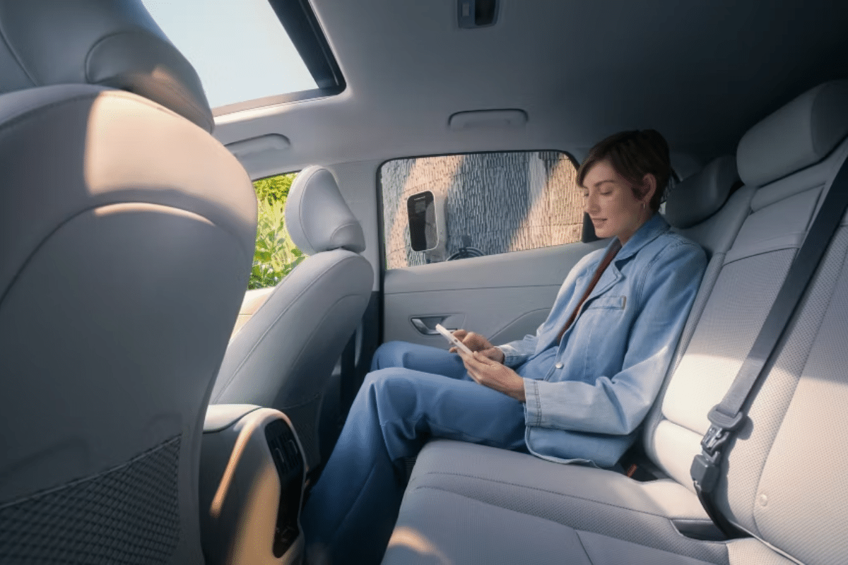 Hyundai Kona Electric vue intérieure