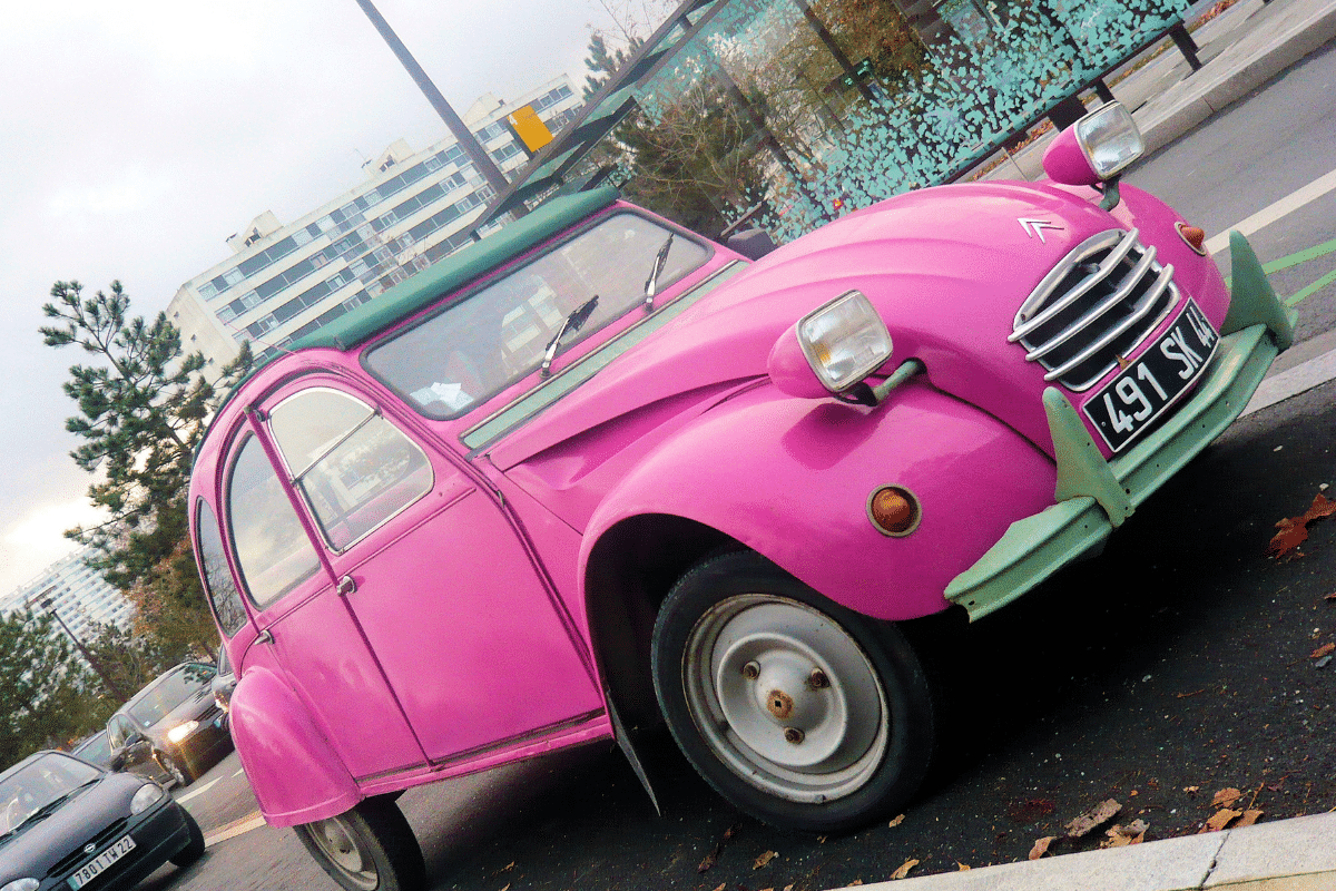 citroën 2 cv vue de profil