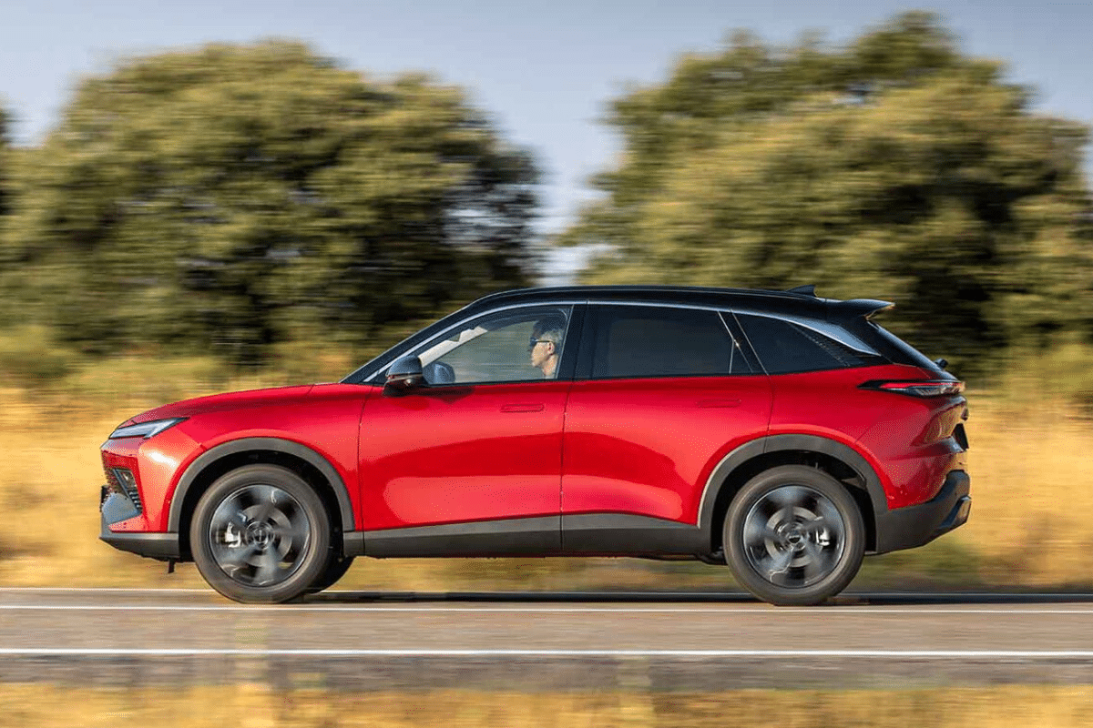 BAIC X55 vue de profil