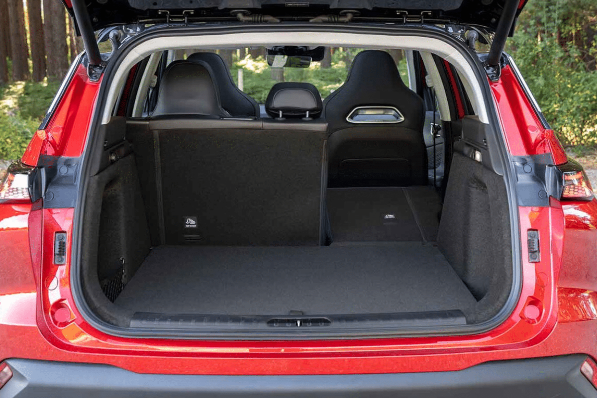 BAIC X55 vue du coffre