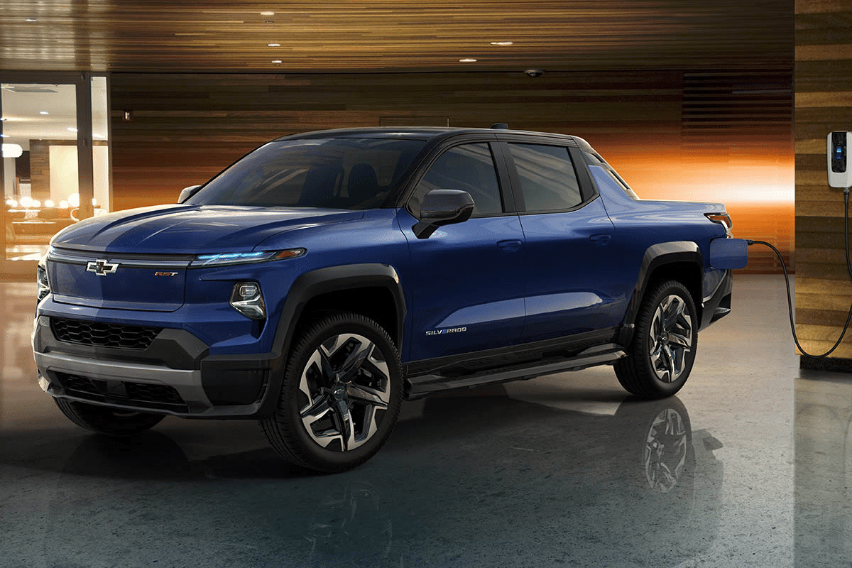 Chevrolet Silverado EV vue en face