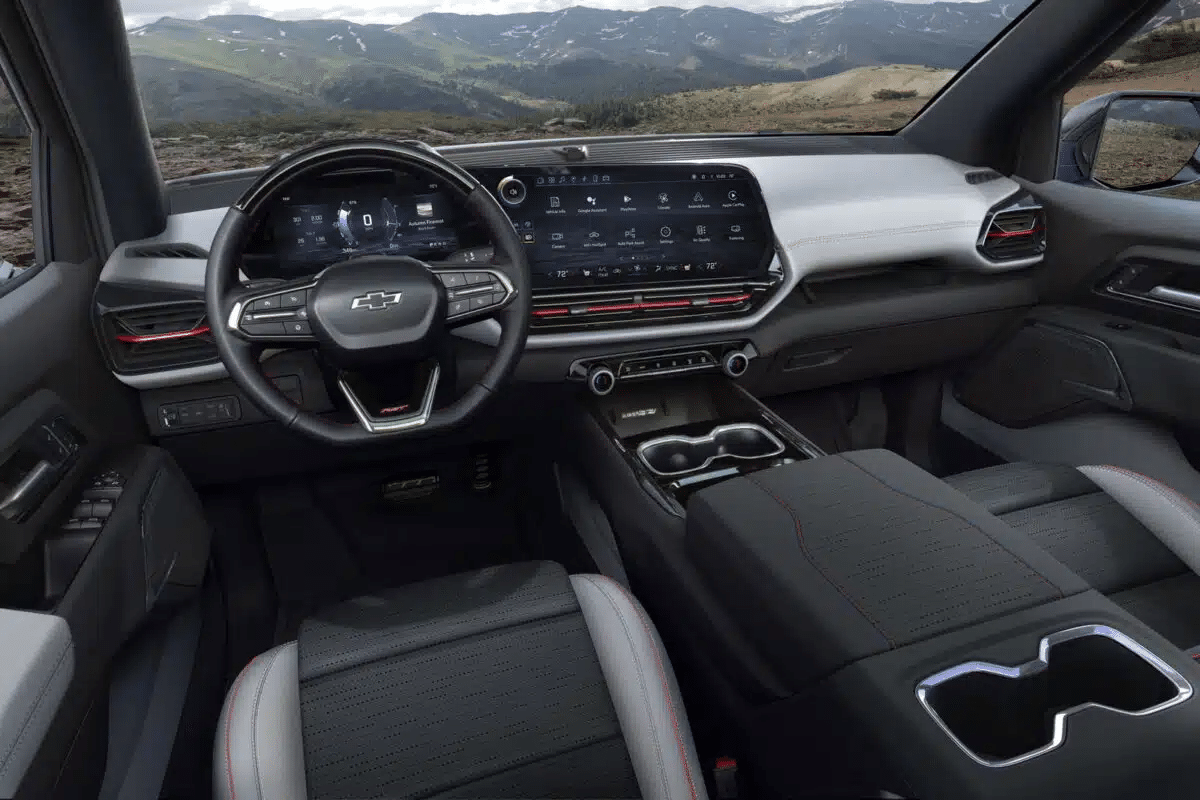 Chevrolet Silverado EV vue volant