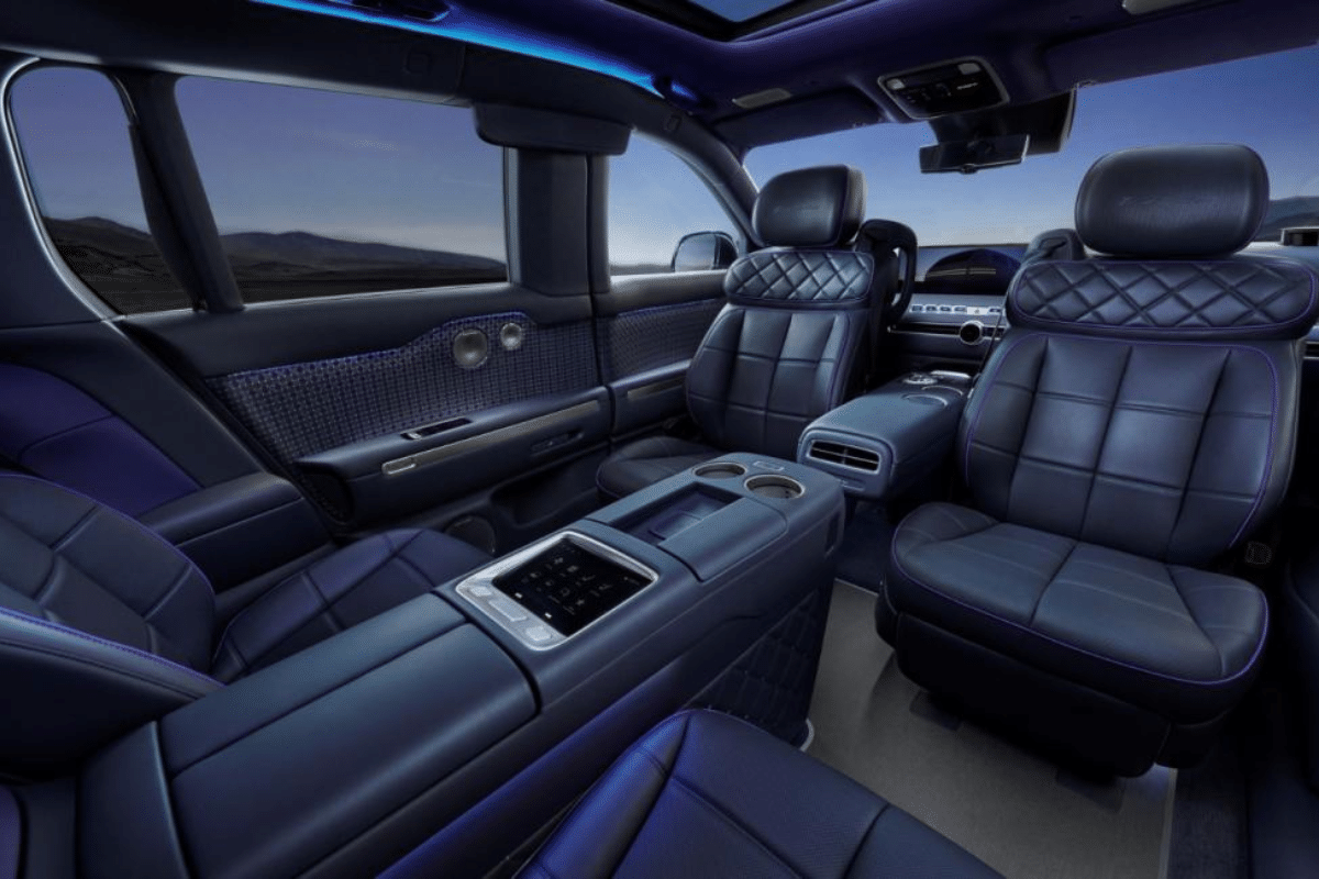 Genesis GV90 vue intérieure