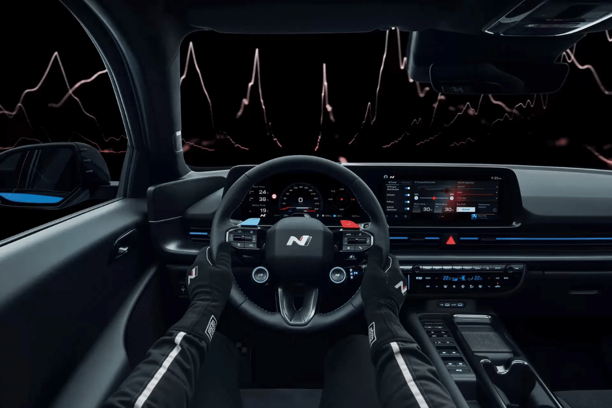 Hyundai Ioniq 6 N design intérieur