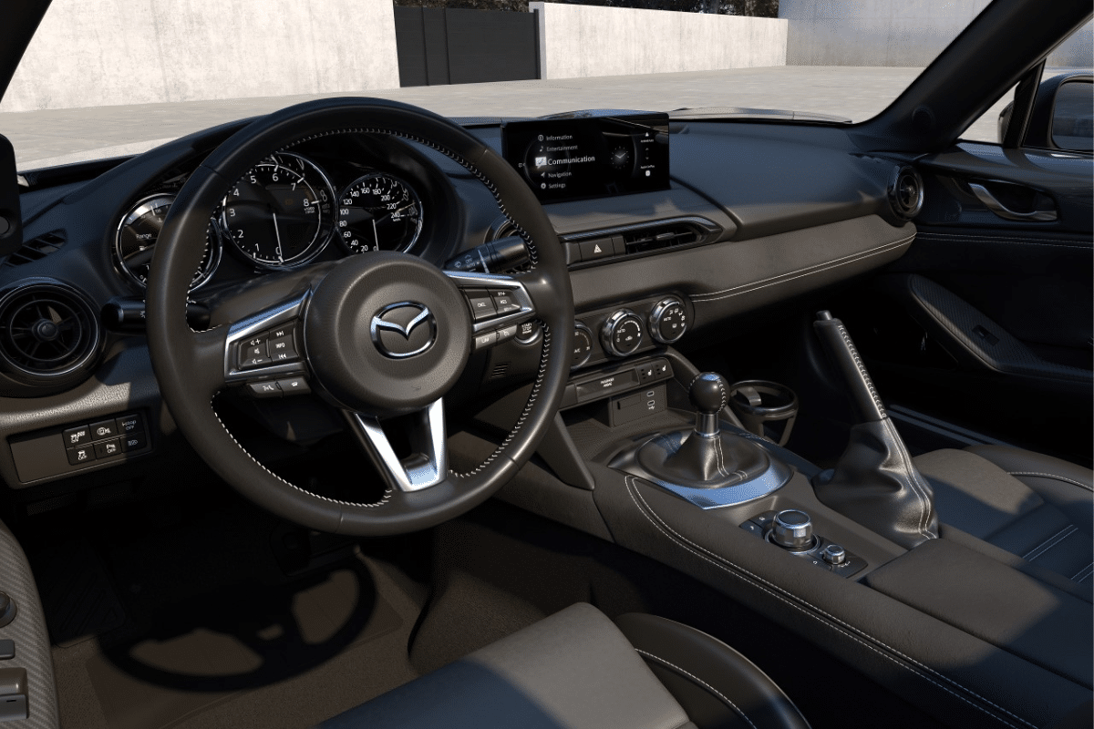 Mazda MX-5 (2028) vue du volant