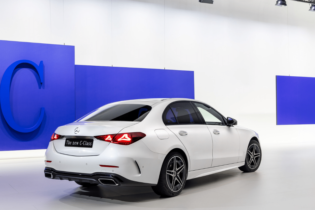 Mercedes Classe C restylée vue arrière