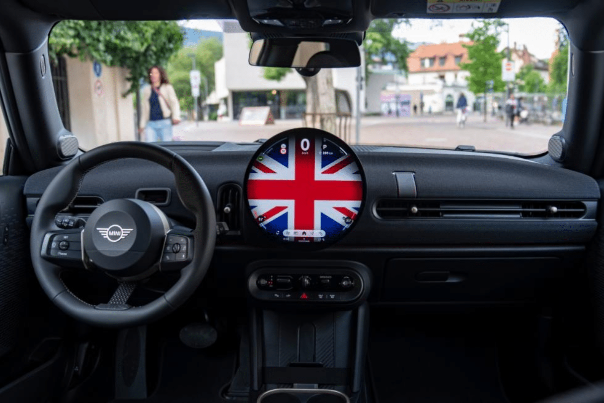 Mini Cooper Édition vue du volant