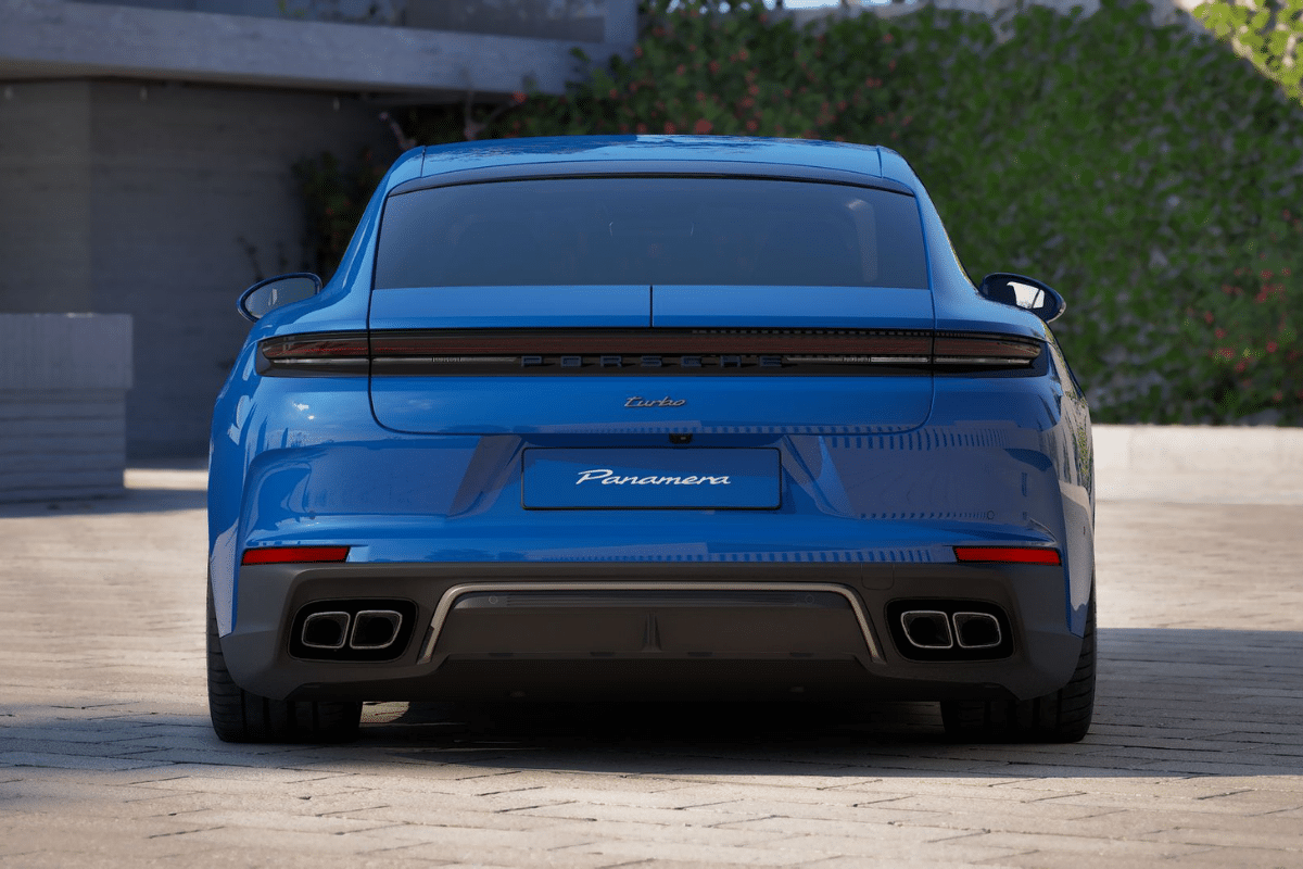 Porsche Panamera Turbo E-Hybrid vue arrière