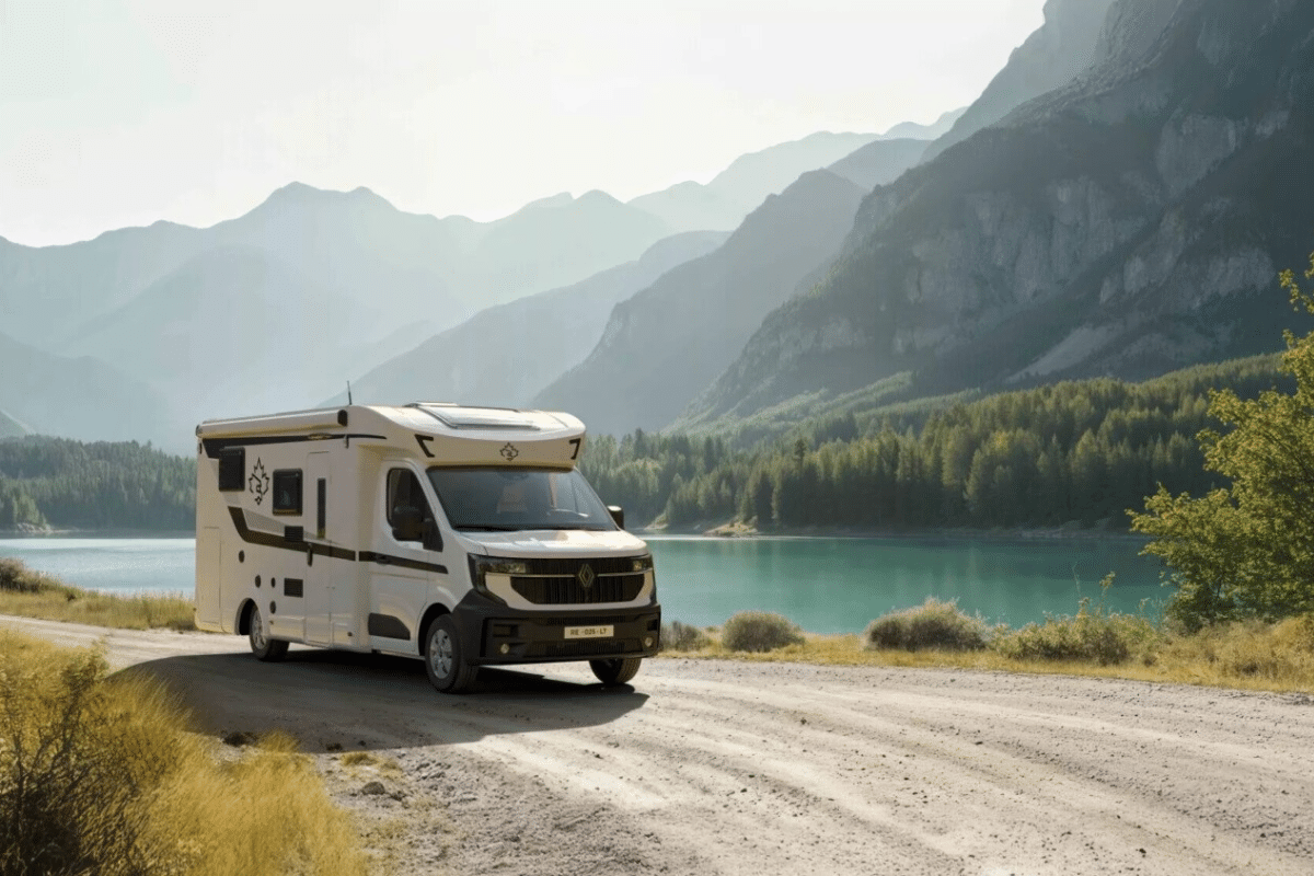 camping-car vue de face