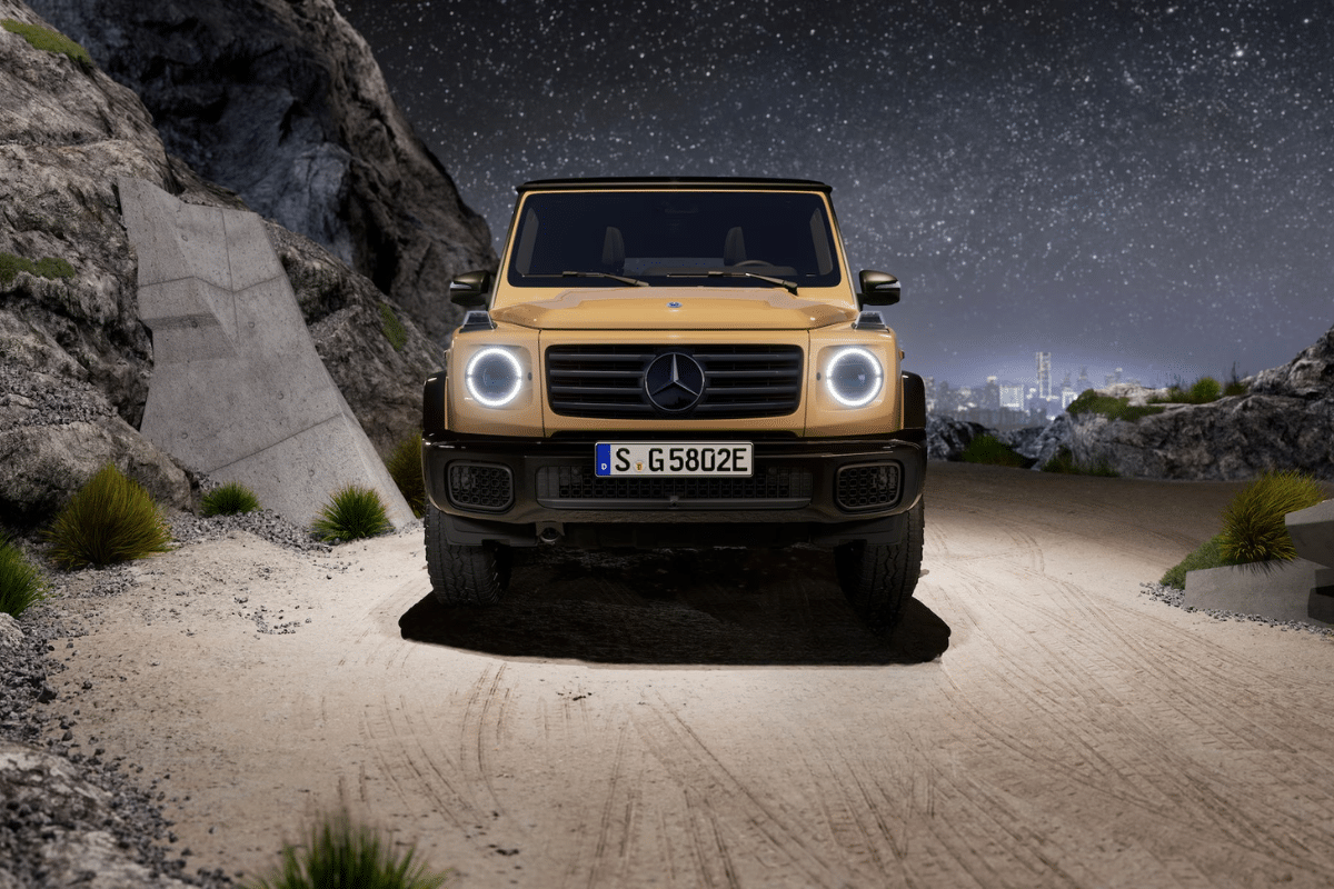 Mercedes Classe G électrique vue de face