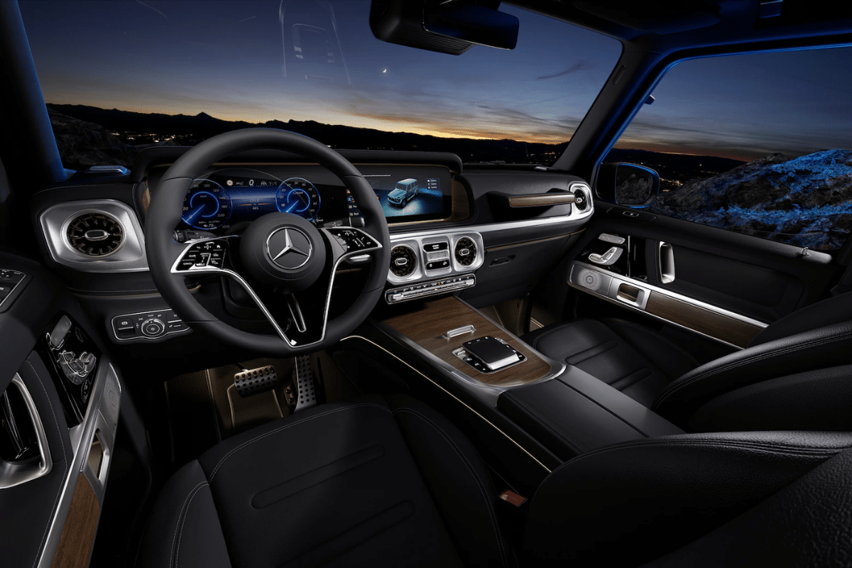 Mercedes Classe G électrique design intérieur