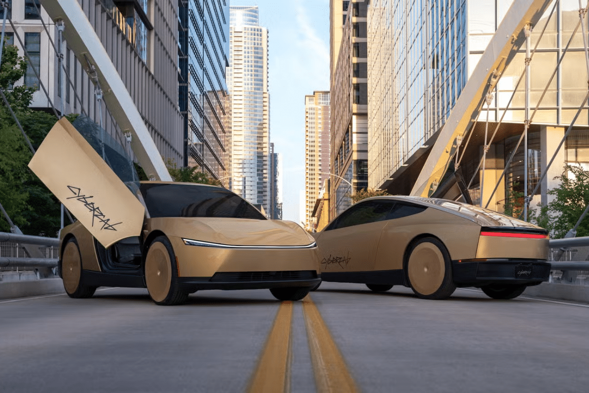 Tesla Cybercab design extérieur