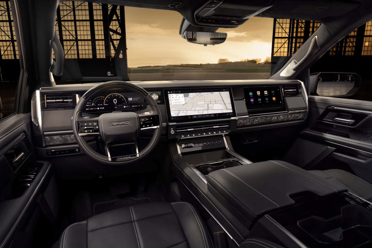 GMC Sierra V8 design intérieur