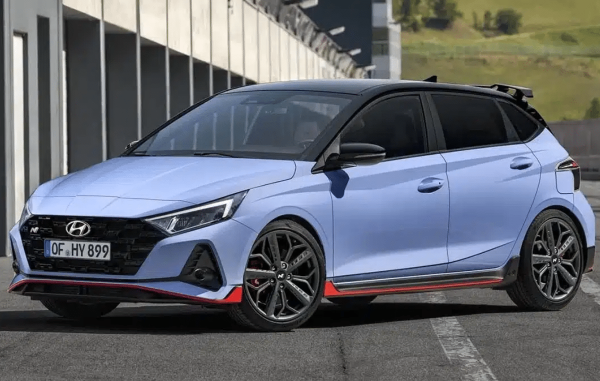 Hyundai i20 N vue de profil