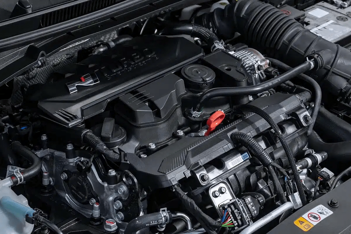 Hyundai i20 N vue du moteur