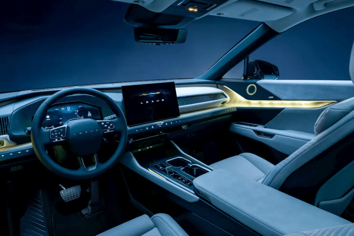 Lexus TZ 2027 électrique vue du volant