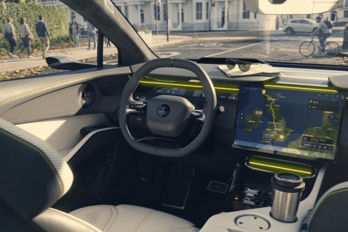 Lotus Eletre X vue du volant