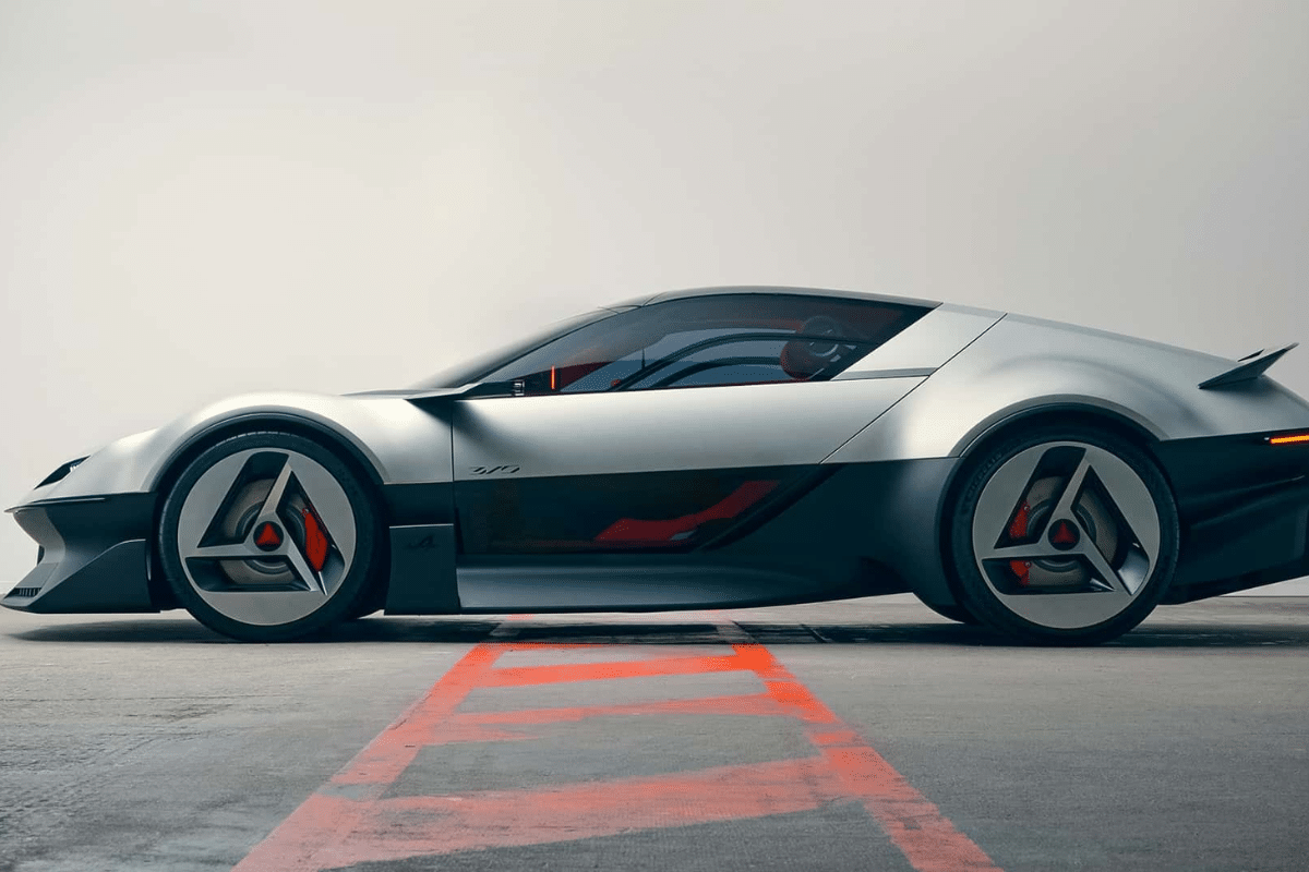 Alpine A310 Vision vue de profil