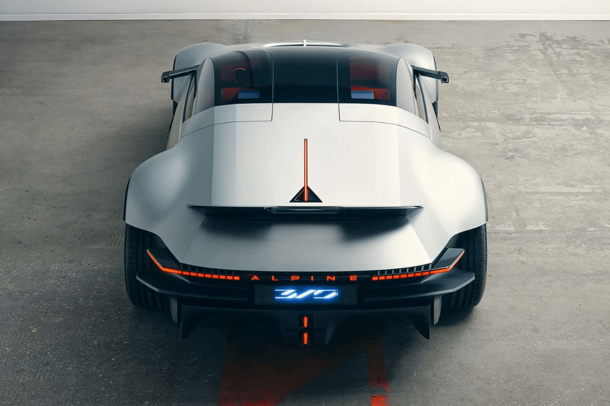 Alpine A310 Vision vue vue arrière