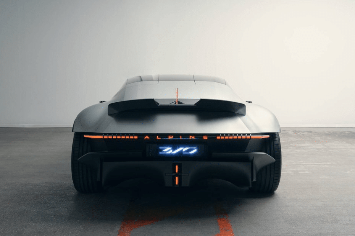 Alpine A310 Vision vue arrière