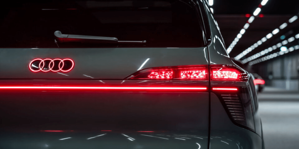 Des feux qui parlent aux autres voitures : ce que la troisième génération OLED du Q9 dit de l’automobile qui arrive