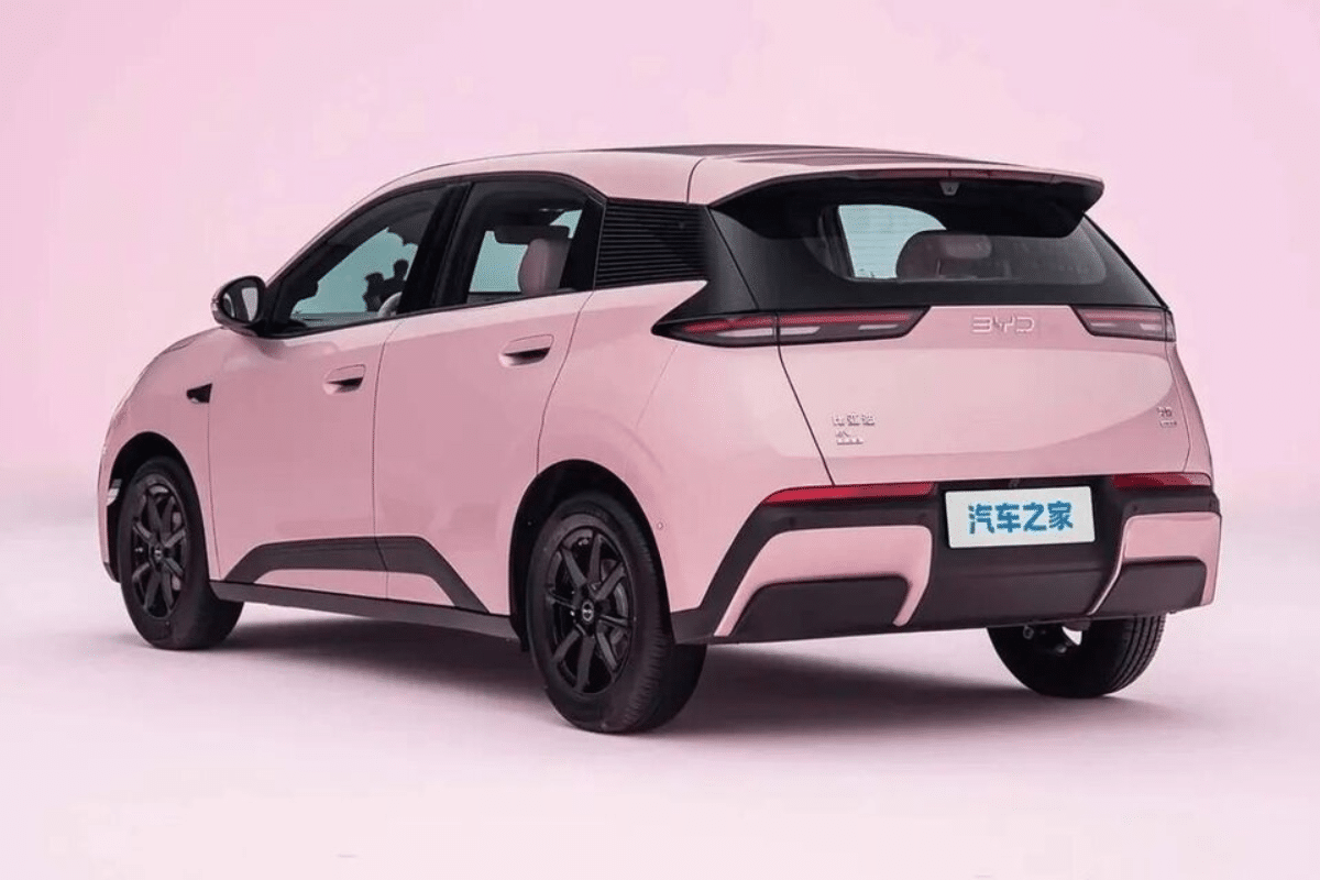 BYD Seagull vue arrière
