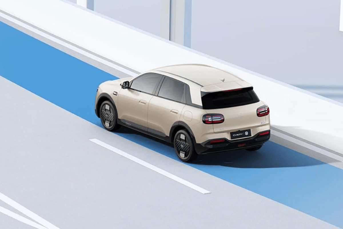 Chery Q vue arrière