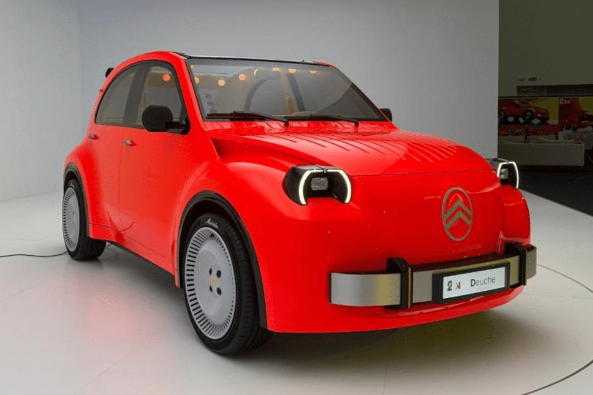 Citroën 2CV électrique vue de devant