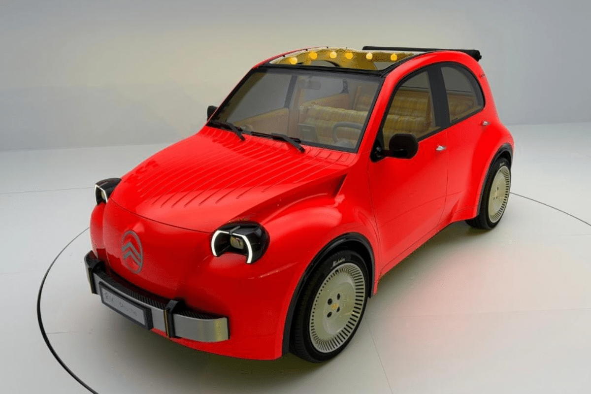Citroën 2CV électrique vue de face