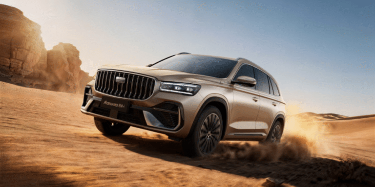 Renault a bâti son Grand Koleos sur une base Geely, et c&rsquo;est finalement Geely qui l’emporte en France avec ce grand SUV hybride rechargeable