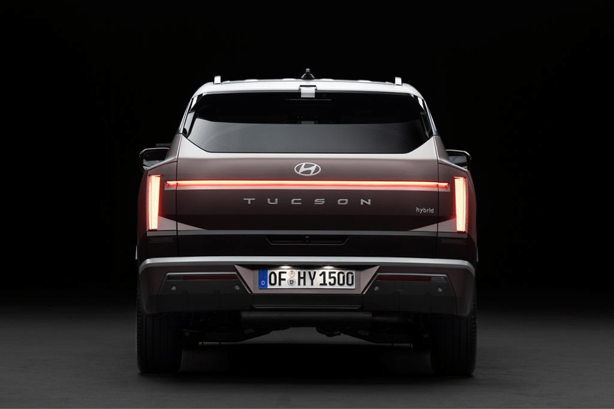 Hyundai Tucson 5e génération vue arrière